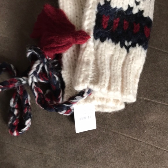 J. Crew Accessories Nwt Jcrew Chunky Knit Fair Isle Mittens Poshmark
